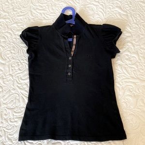 Burberry polo with puff sleeves